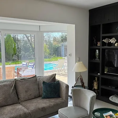 Moderne 4 Avec Grande Piscine Chauffee - Fr-1-487-380 Tatil Evi *