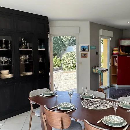 Moderne 4 Avec Grande Piscine Chauffee - Fr-1-487-380 Tatil Evi Bavent