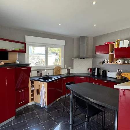 Moderne 4 Avec Grande Piscine Chauffee - Fr-1-487-380 * Bavent